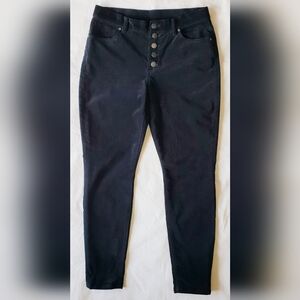 Cabi Navy Blue Button Up Corderoy Jeans Women's Size 8